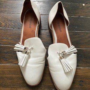 Jeffrey Campbell Open Case Leather Tassle Slip On